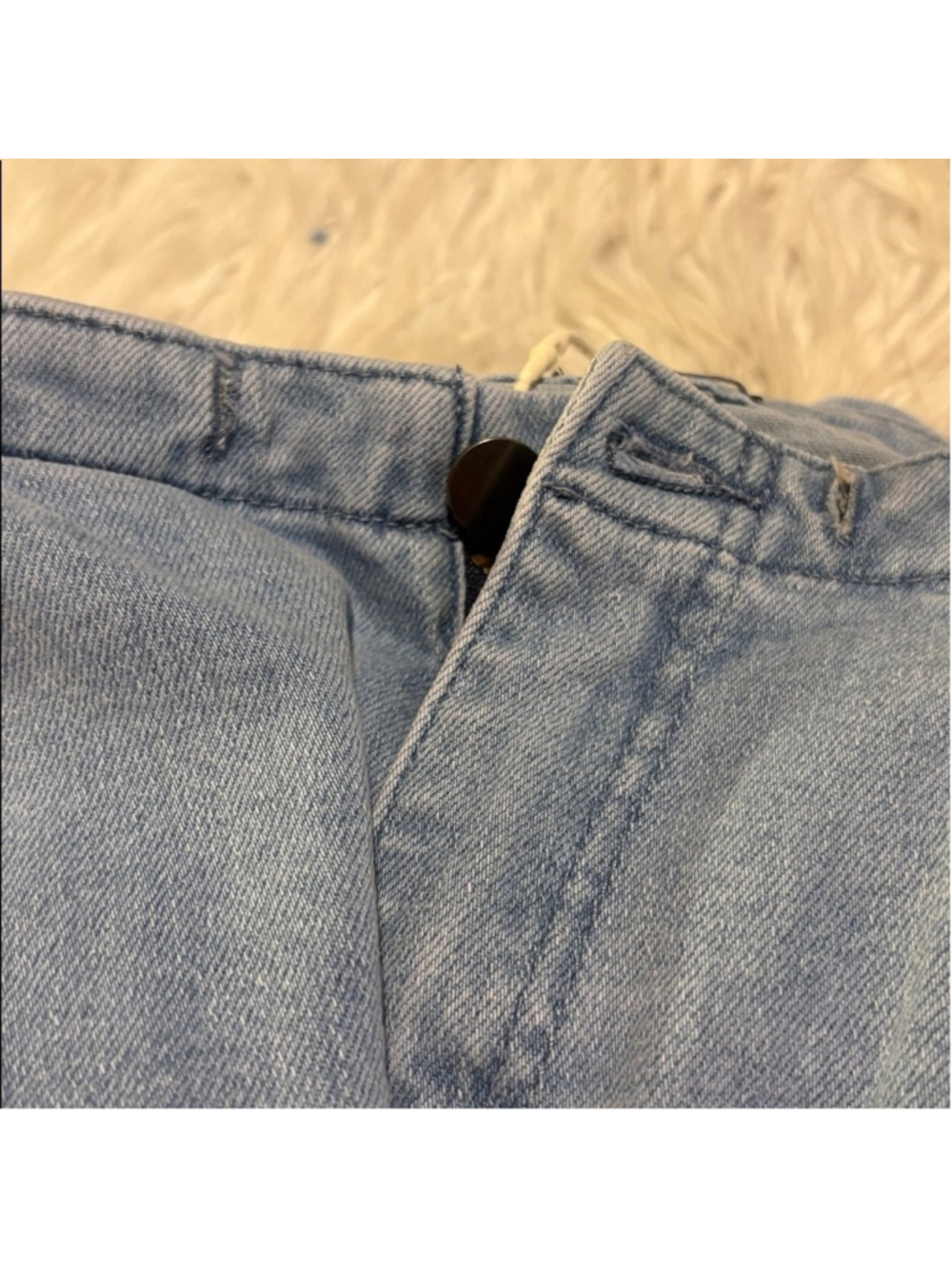 Flamingals drawstring stretchy wide leg denim jeans woman’s size S FL5-213 - Picture 2 of 6